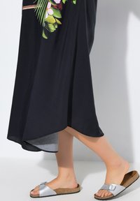 Ulla Popken TOUCAN MOTIF SLEEVELESS A LINE - Denní šaty - black