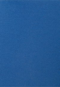 Blå ribbad tyg med en fin struktur, som visar vertikala ränder och en slät yta. Lämplig för kläder eller klädsel.