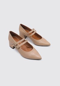 Sandra Fontán Bailarinas con hebilla - beige