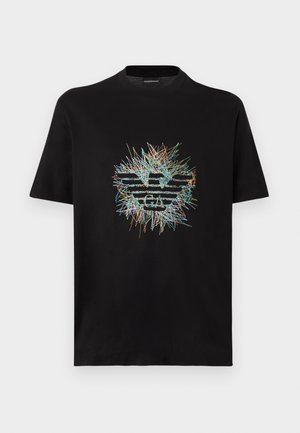 T-shirt con stampa - black beauty