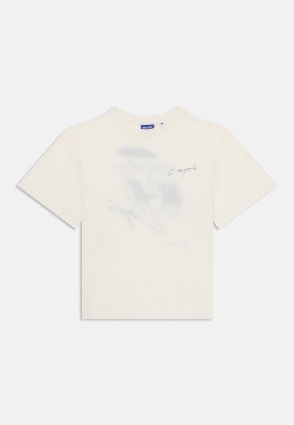 OSJMILON O NECK  - Print T-shirt - cloud dancer