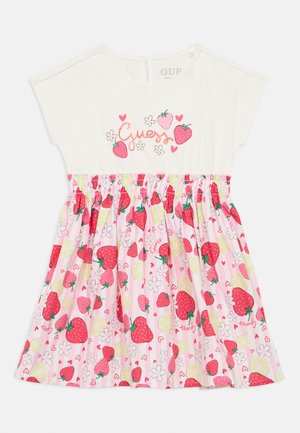 JUNIOR MIXED FABRIC DRESS - Φόρεμα ημέρας - pink
