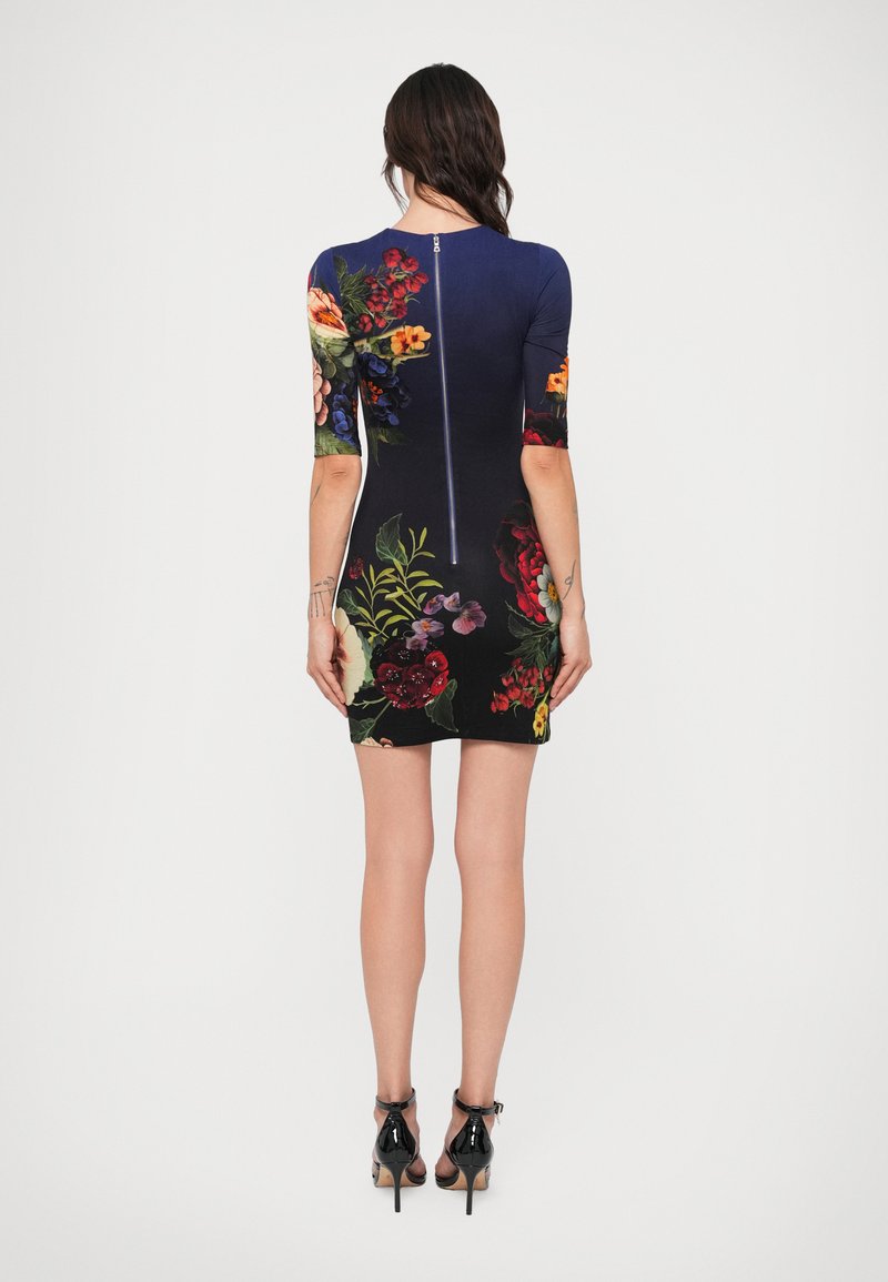 Alice + Olivia DELORA CREW NECK MIDI DRESS - Jersey dress - multi-coloured  - Zalando