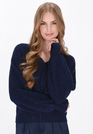 Strickpullover - navy