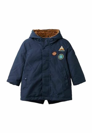 REGULAR FIT  ADVENTURE BADGE BORG LINED  - Parka - navy