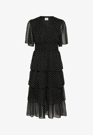 Saint Tropez, SVANNASZ DRESS - Denné šaty - black dot polka
