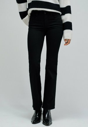 SECRET PUSH - Vaqueros bootcut - schwarz