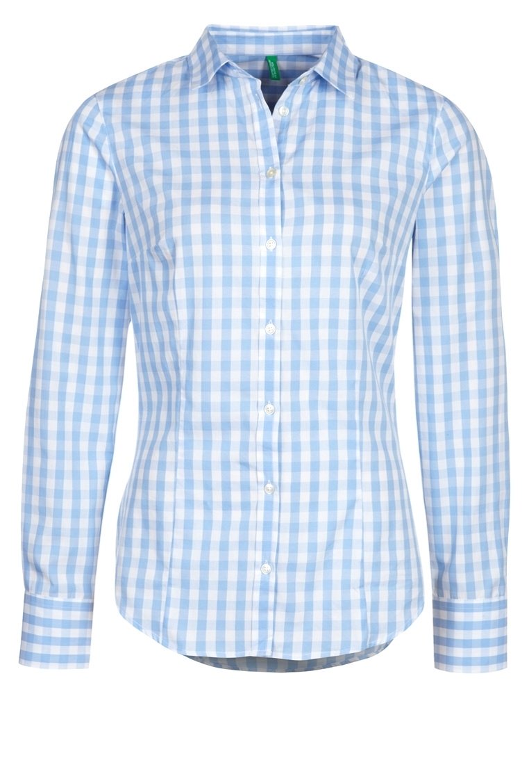 United Colors of Benetton Chemisier light blue/bleu clair