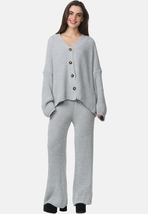 SET - Cardigan - grau