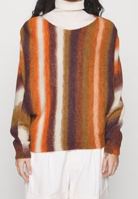 JDY Petite Strickpullover - dark red