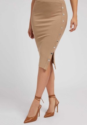 Falda de tubo - beige