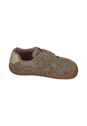 koel, KOEL BAREFOOT KINDER HAUSSCHUHE MIT KLETTVERSCHLUSS DAN FELT BEIGE UNISEX - Slippers - beige