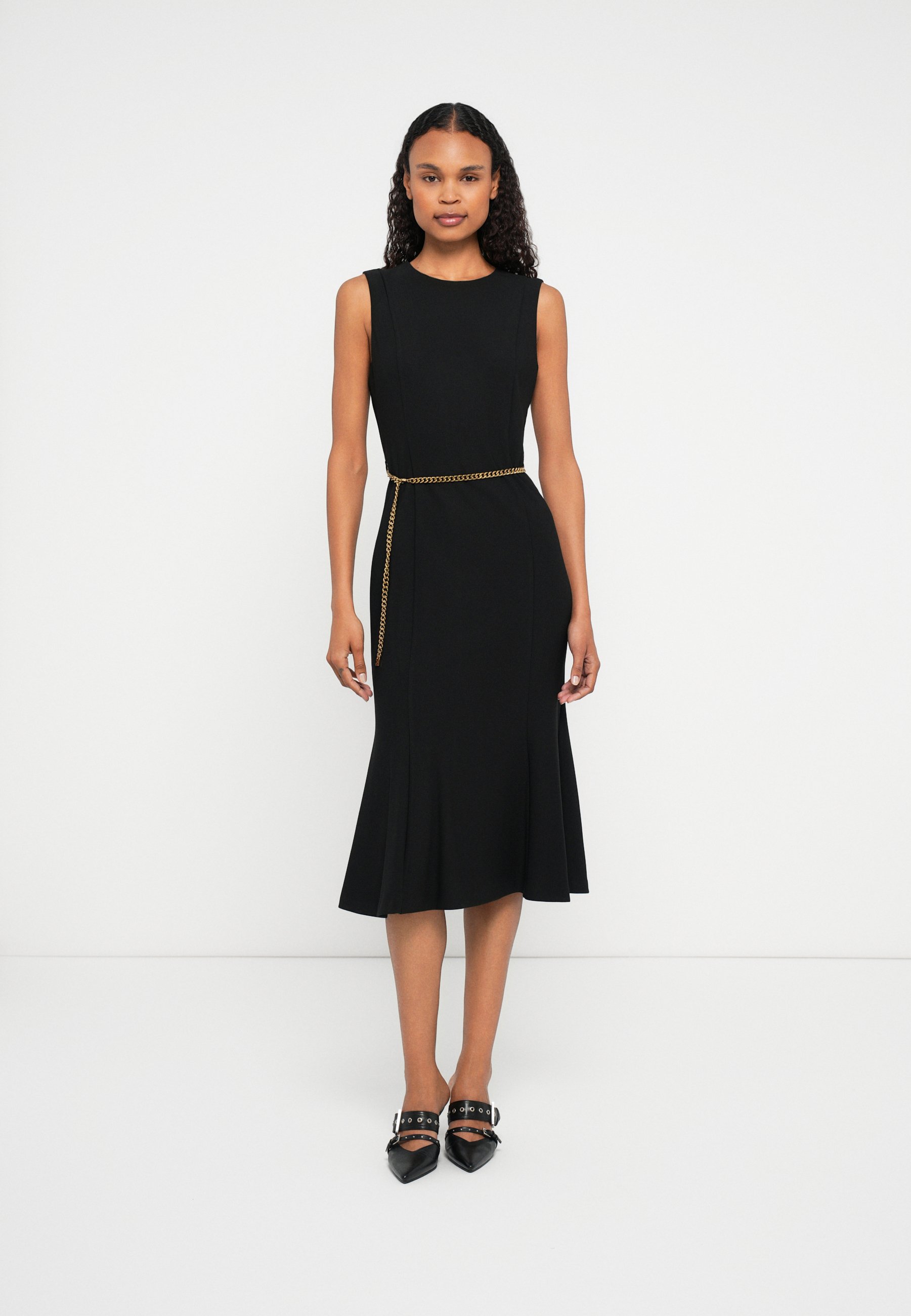 slim fit dress slacks MARCIANO GUESS TUBE - 40 / BLACK (JBLK)