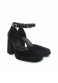Miriade DÉCOLLETÉ CIMA - Scarpe con plateau - nero
