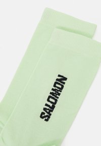 Salomon 365 CREW UNISEX - Ponožky - lime cream/black