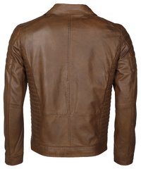 Maze WILLIAM - Lederjacke - hazelbrown