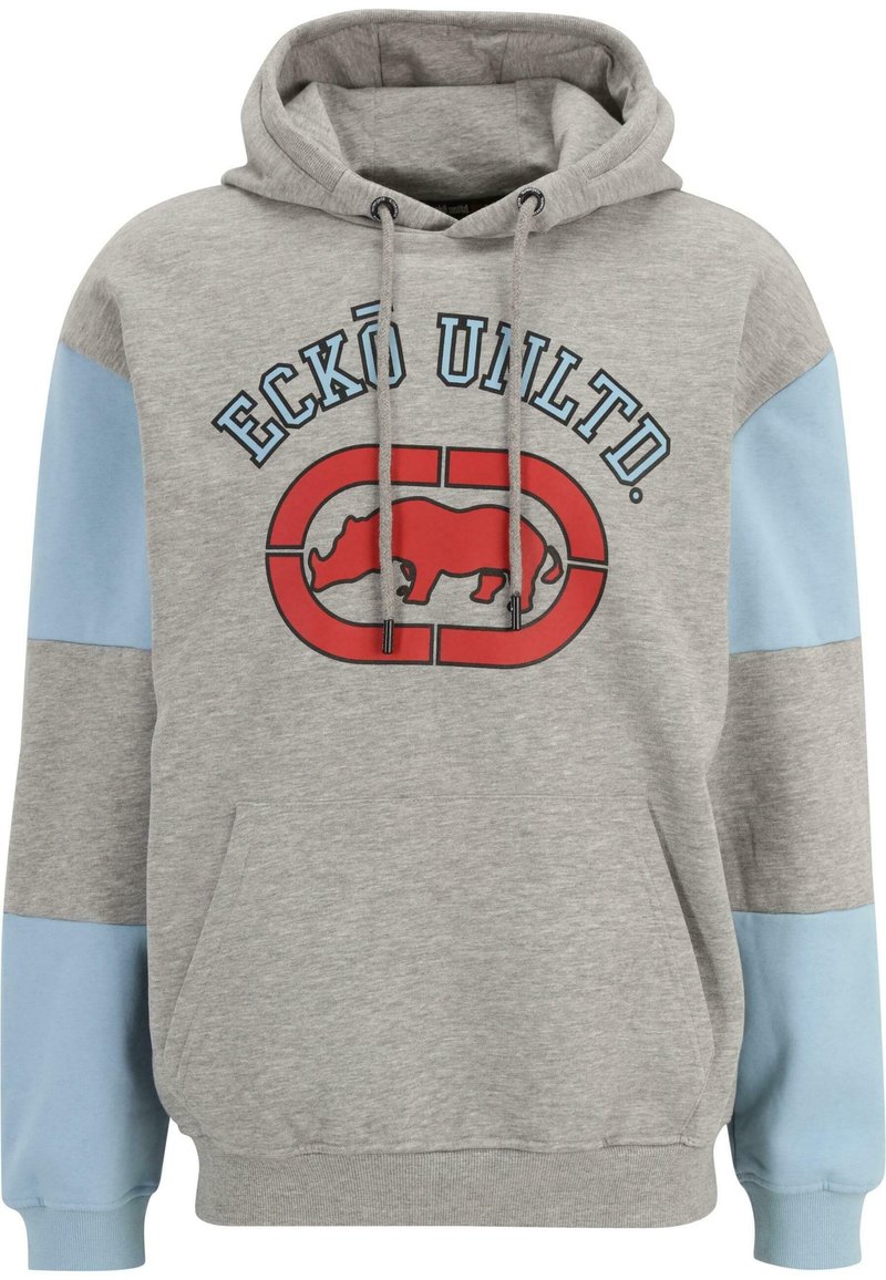Sweat à Capuche Zippé Ecko Unltd. – Gris Avec Motif Rhinocéros – Taille M Pour Homme Sweat Motif Rhinocéros Gris Blanc