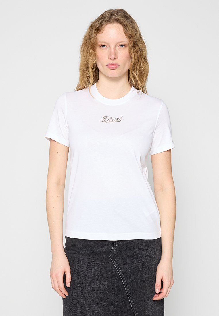 Diesel T-shirt print wit