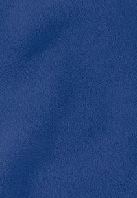 Texture de tissu polaire bleu avec des fibres douces, légèrement surélevées et un motif de couleur uniforme et constant.