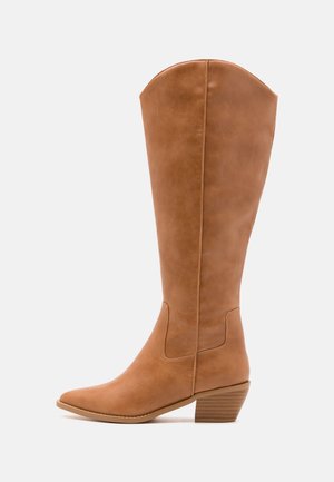 Cowboy- / bikerstøvler - beige