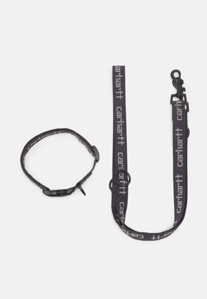 SCRIPT DOG LEASH & COLLAR SET - Other accessories - artichoke/misty sage
