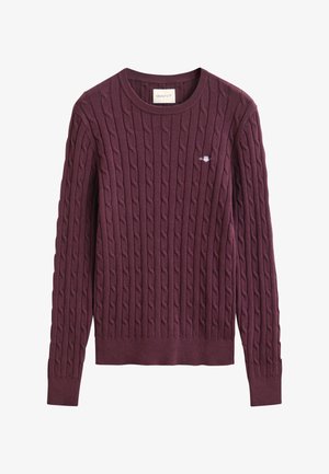 GANT, Jersey de punto - darkened wine