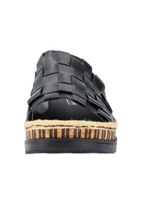 Rieker Pantolette flach - schwarz