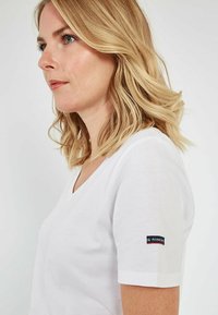 Armor lux COL V - LÉGER - T-shirt imprimé - blanc