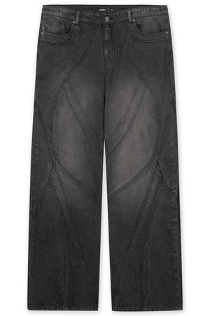 FAVELA FLARED - Loose Jeans - black