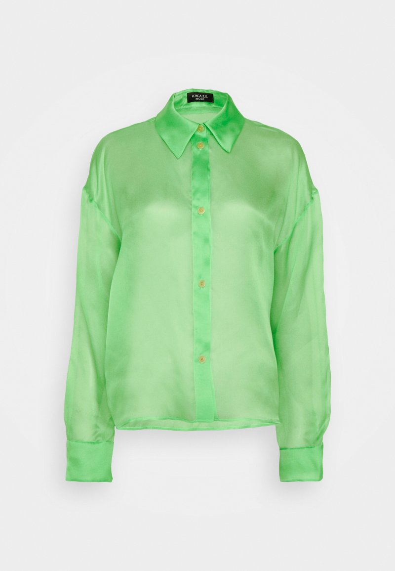 A.W.A.K.E. MODE Overhemdblouse groen A.W.A.K.E. MODE Overhemdblouse groen