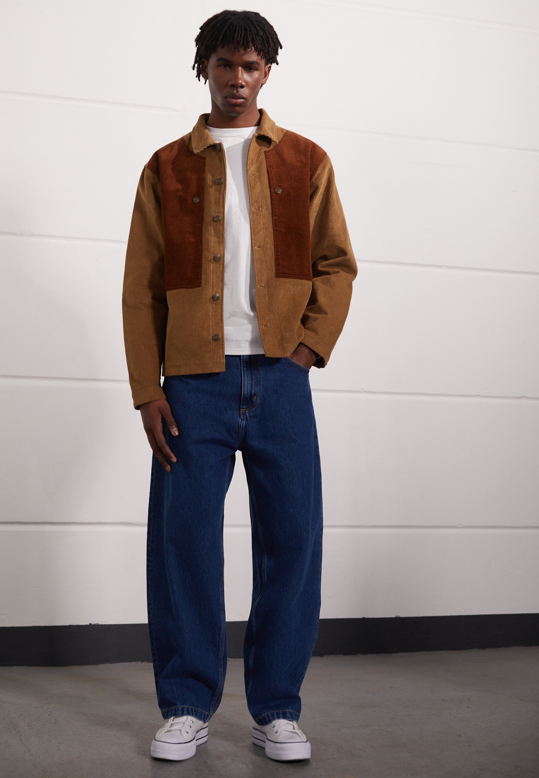 Carhartt WIP BRANDON PANT - Baggy Jeans - blue stone washed/stone 