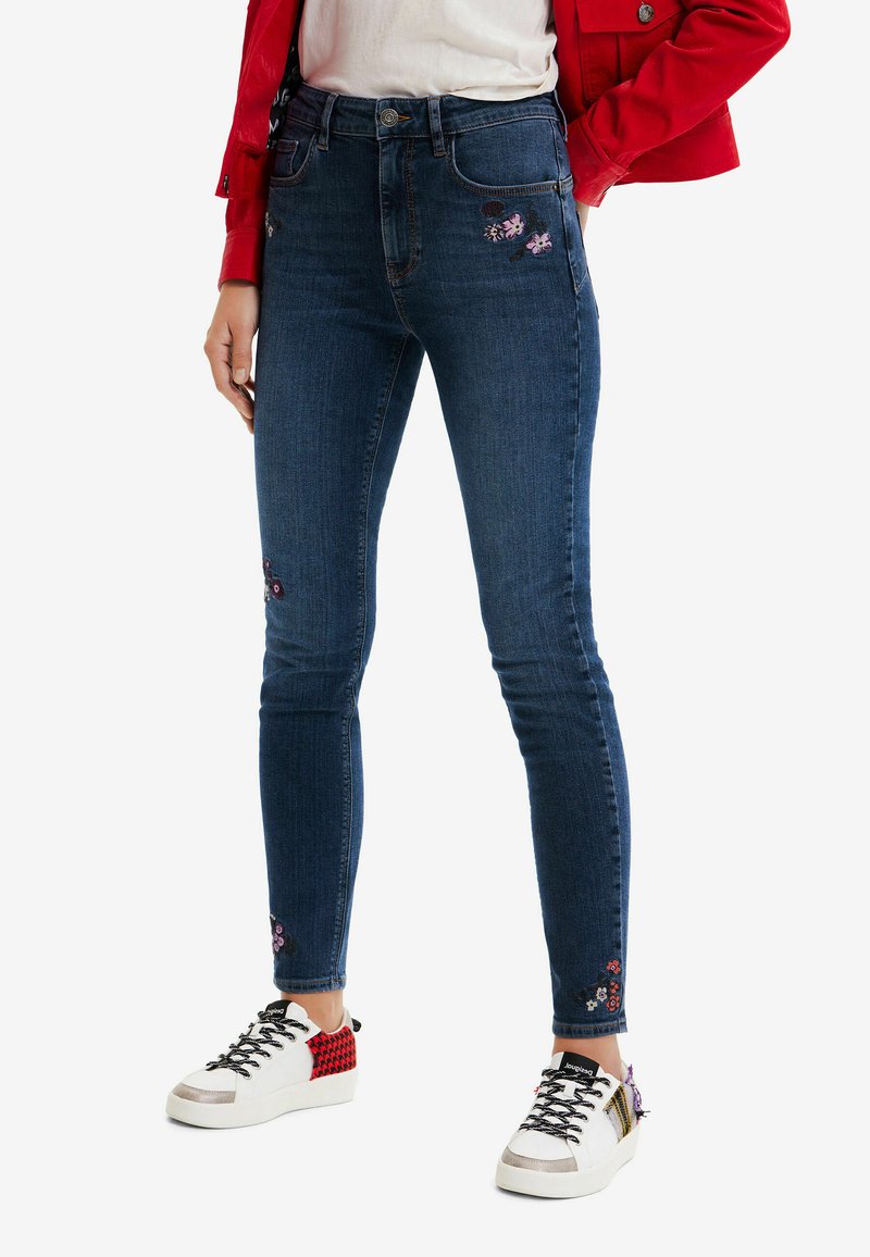 Desigual Jeans Skinny Fit dark blue/blue Zalando.ie
