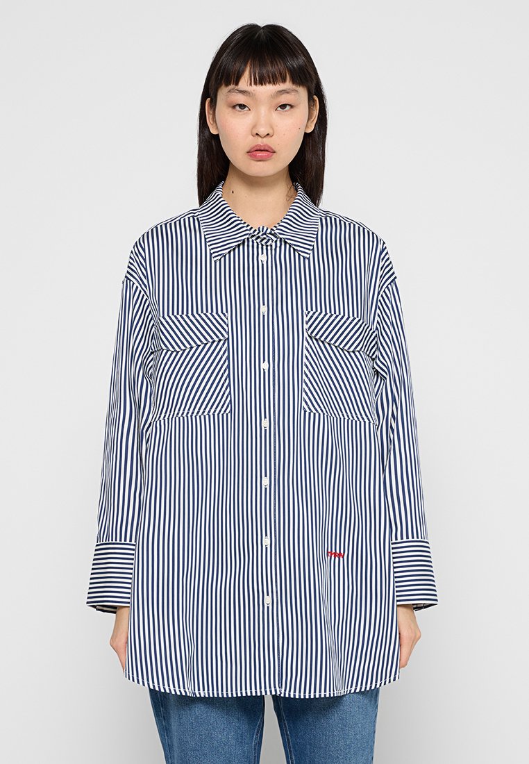 Tomorrow Overhemdblouse blauw Tomorrow Overhemdblouse blauw