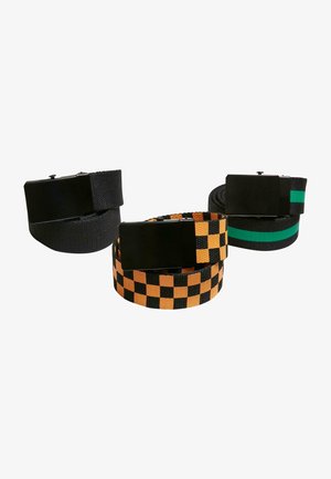 3 PACK TRIO  - Ceinture tressée - black bodegagreen magicmango