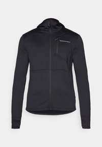 TRAIL POLARTEC ZIP HOOD - Sweatjakke - black