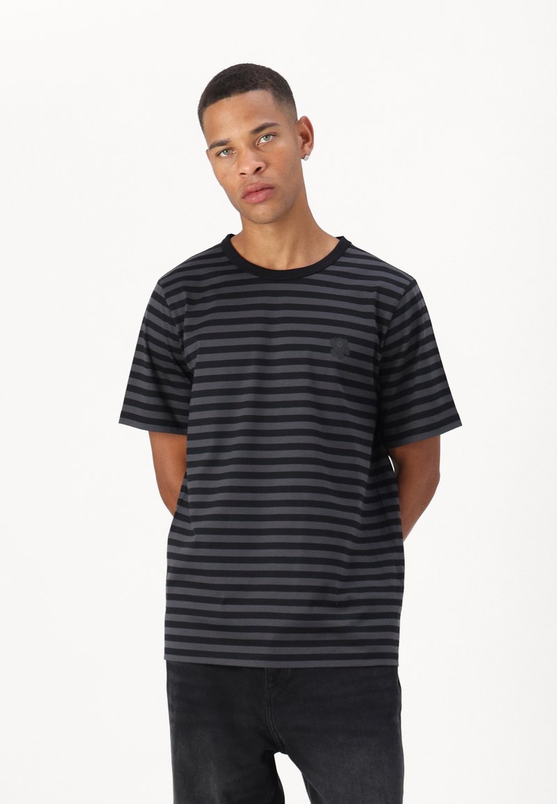 Marimekko TASARAITA UNISEX - Tricou basic - black/dark grey