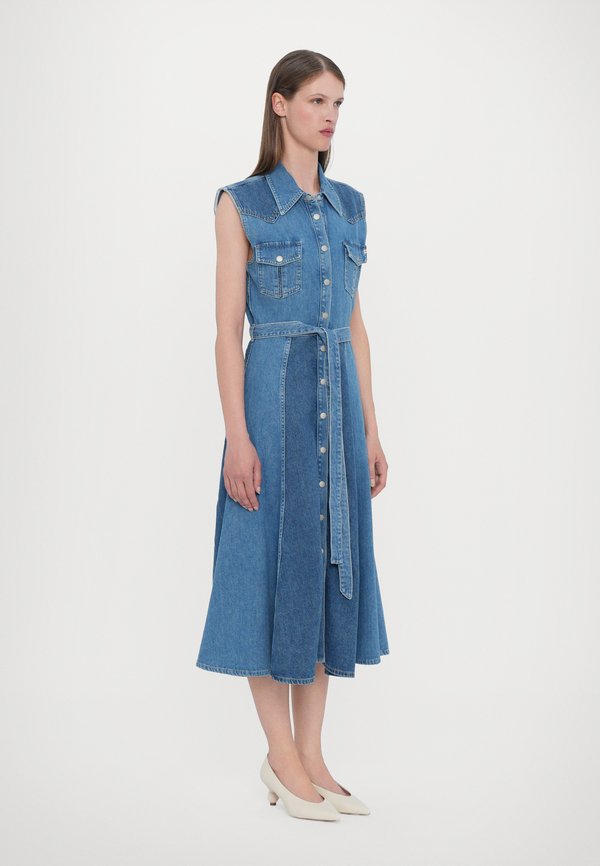 MARTIGUES PATCHED SLEEVELESS DRESS - Shirt dress3