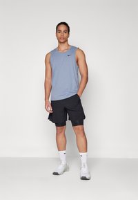 Nike Performance HYVERSE TANK - Top - ashen slate/black