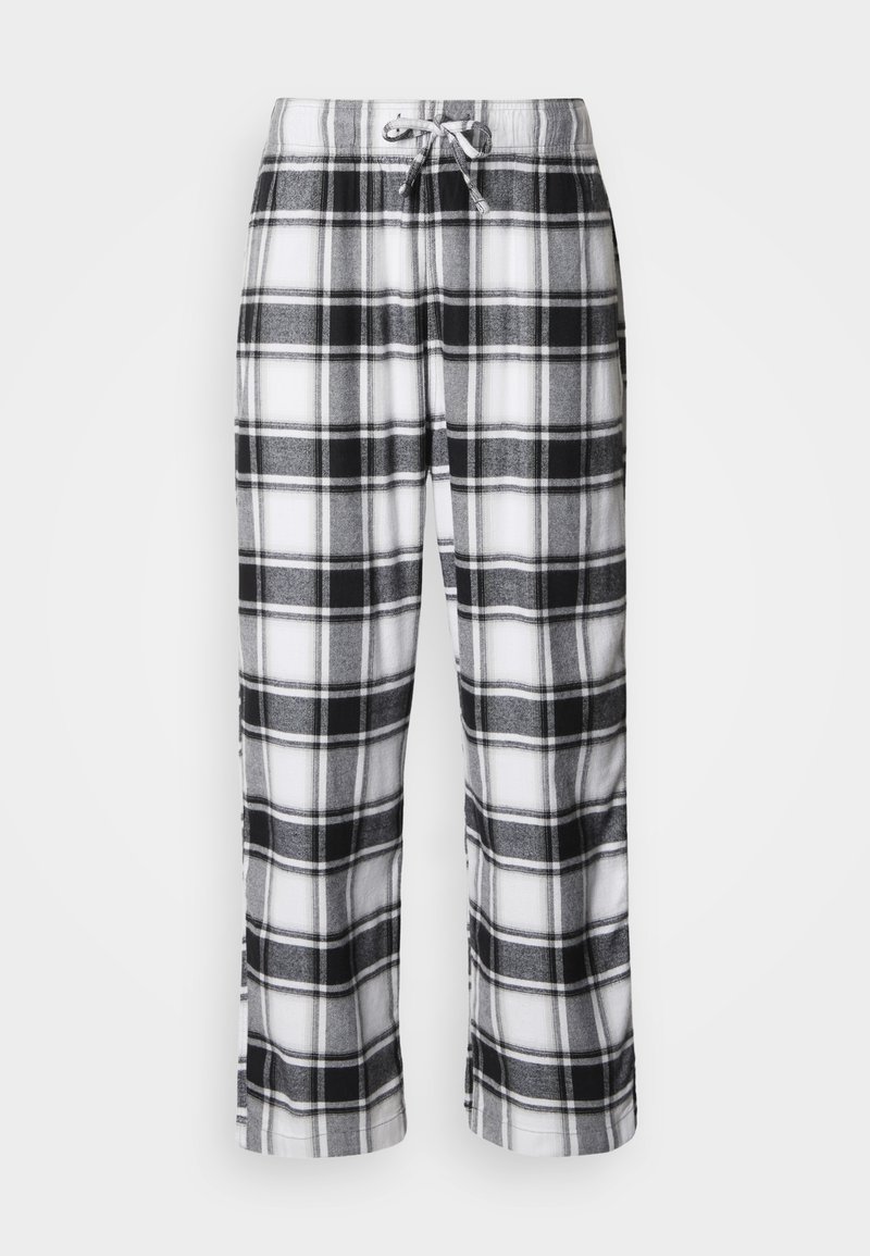 Hollister Co. BUFF CHECK EVOLUTION SINGLES - Pyjama bottoms - black ...