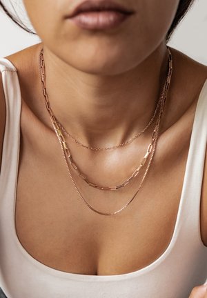 Necklace - rose gold-coloured