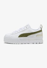 Niet geselecteerd, puma white-olive green