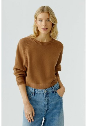 Strickpullover - camel