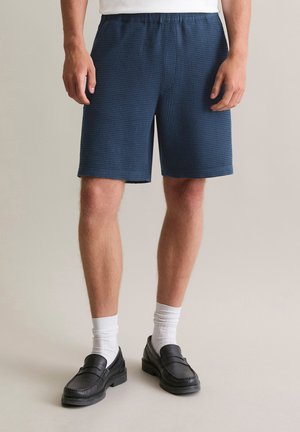 REGULAR MIT MARKANTER WAFFEL-STRUKTUR - Shorts - azurite
