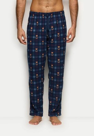 Nattøj bukser - dark blue with print