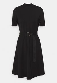 HUGO Žerzejové šaty - black
