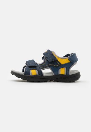 VANIETT BOY - Sandalias de senderismo - navy/yellow