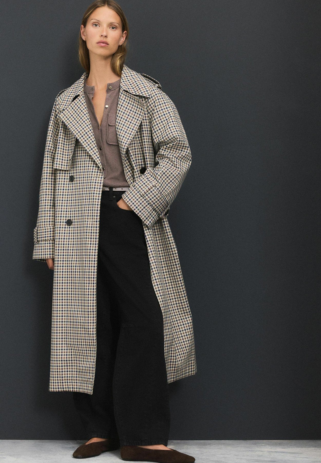 Next Trenchcoat - check/beige - Zalando