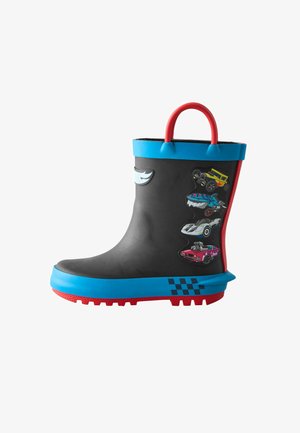 Next, REGULAR FIT - HANDLE PULL ON - Gummistiefel - black hot wheels