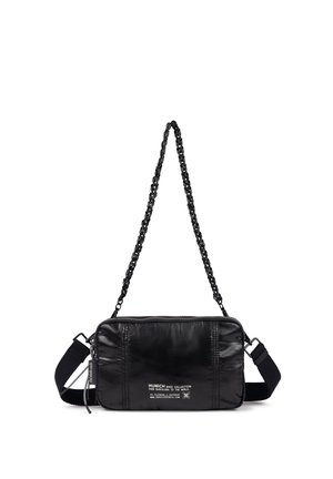 MUNICH, DEEP RECYCLED CROSSBODY DOUBLE BLACK UNISEX - Bandolera - black