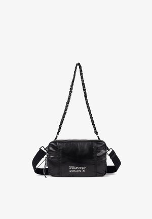 MUNICH, DEEP RECYCLED CROSSBODY DOUBLE BLACK UNISEX - Bandolera - black
